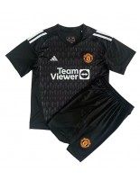 Manchester United Brankářské Alternativní dres pro děti 2023-24 Krátký Rukáv (+ trenýrky)